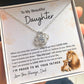 This Old Lion - Love Knot Necklace For Daughter