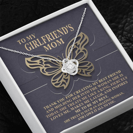 To Be My Best - Love Knot Necklace For Girlfriend's Mom