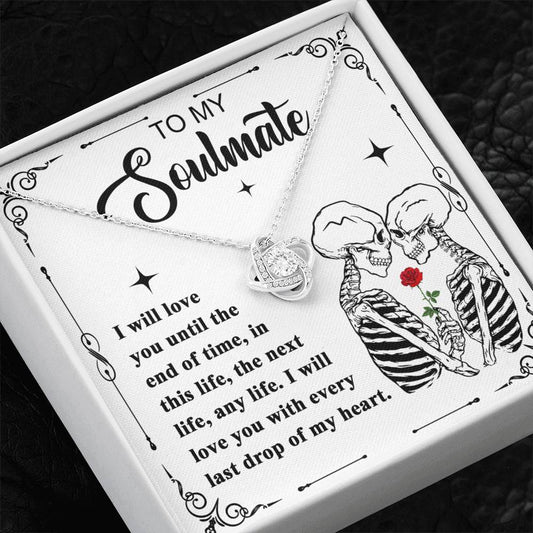 Until The End Of Time - Love Knot Halloween Necklace