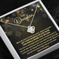 Get Your Sparkle On - Love Knot Necklace For Daughter For Christmas