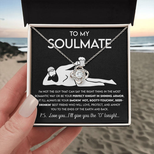 Not Your Perfect Knight - Love Knot Necklace For Soulmate
