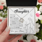 I Will Always Be There - Love Knot Necklace For Daughter