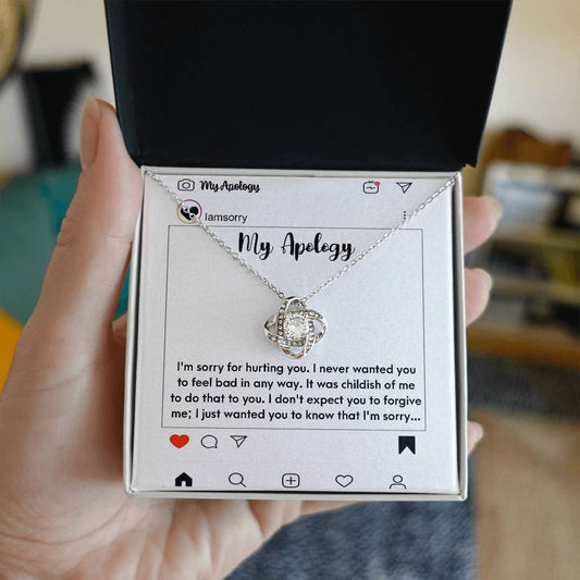 My Apology - Love Knot Apology Necklace