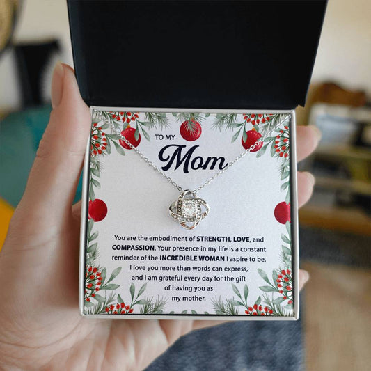 Embodiment Of Love - Love Knot Necklace For Mom