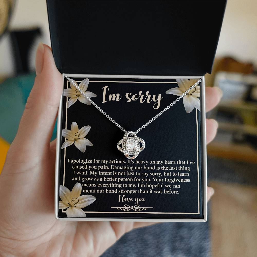 The Last Thing - Love Knot Apology Necklace