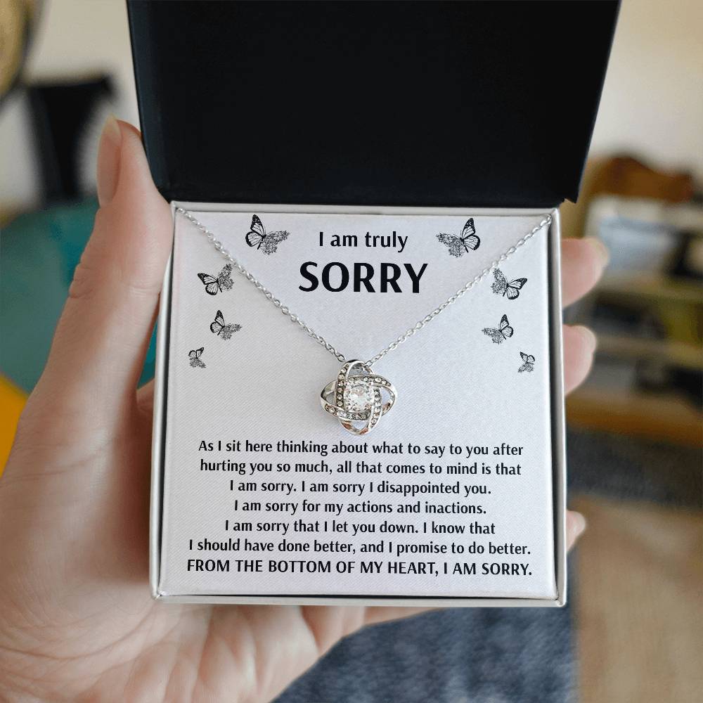 Should Have Done Better - Love Knot Apology Necklace