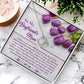 For Loving Me As Your Own - Love Knot Necklace For Boyfriend's Mom