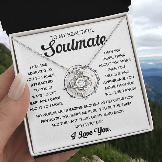 Addicted To You - Love Knot Necklace For Soulmate