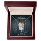 Laugh, Love, Live - Love Knot Necklace For Daughter