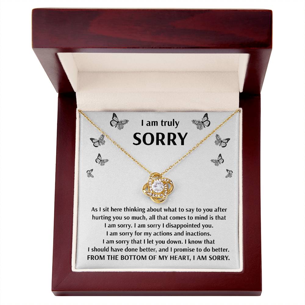 Should Have Done Better - Love Knot Apology Necklace