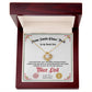 Official Nice List - Love Knot Necklace For Her For Christmas