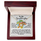 You Will Never Travel Alone - Love Knot Necklace For Granddaughter