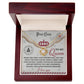 Post Card To My Queen - Love Knot Necklace For Soulmate For Christmas