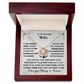 If I Had A Magic Genie - Love Knot Necklace For Wife