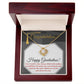The World Is Your Oyster - Love Knot Necklace For Graduate At Graduation