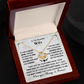 If I Had A Magic Genie - Love Knot Necklace For Wife