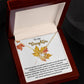 Let Them Make You Stronger - Love Knot Necklace For Daughter