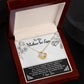 Doubly Blessed - Love Knot Necklace For Mother-In-Law