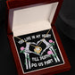 You Live In My Heart - Love Knot Halloween Necklace