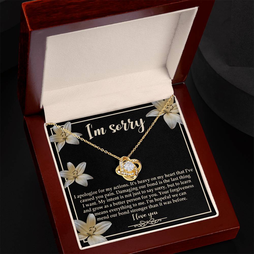 The Last Thing - Love Knot Apology Necklace