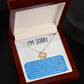 Stupid Argument - Love Knot Apology Necklace