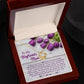 For Loving Me As Your Own - Love Knot Necklace For Boyfriend's Mom