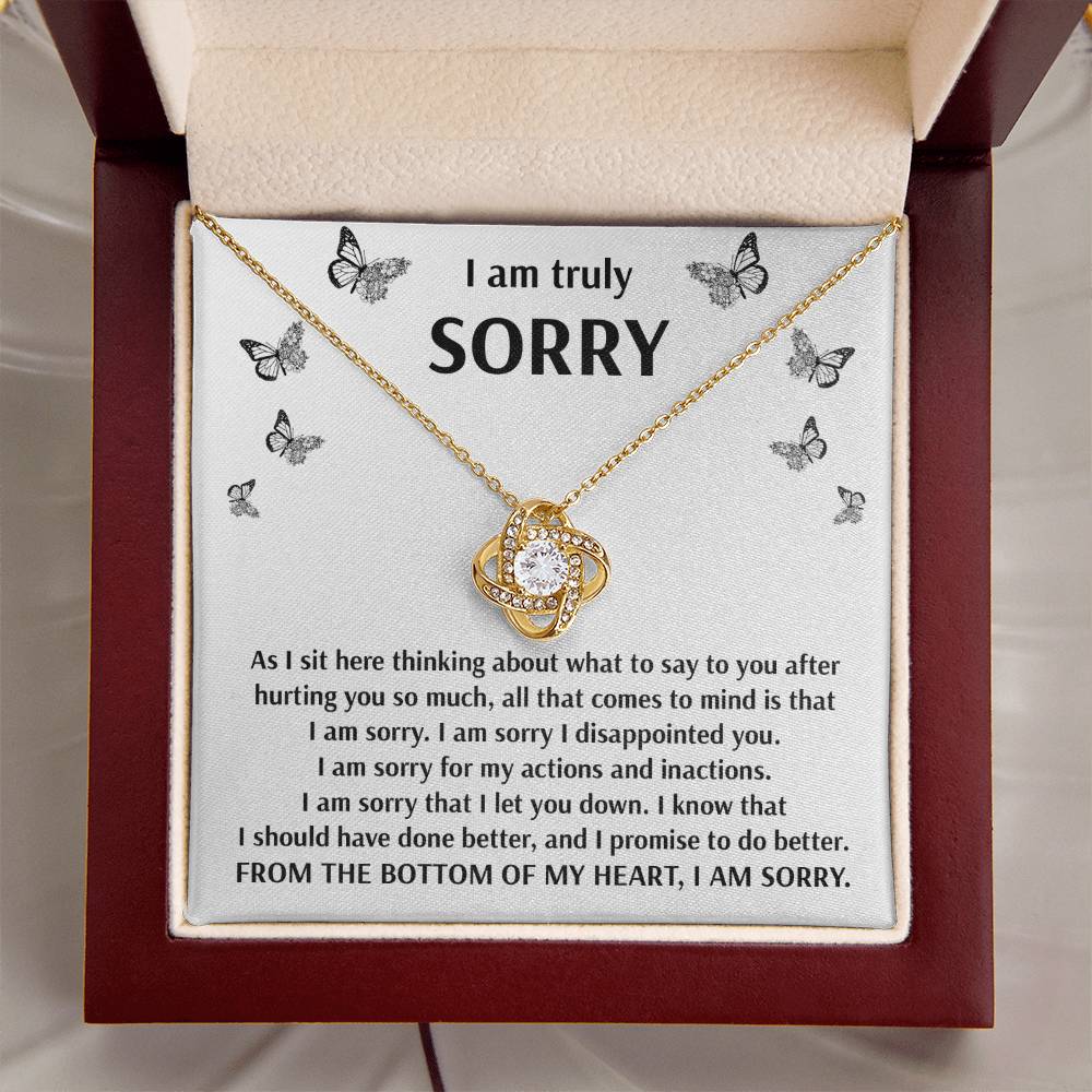 Should Have Done Better - Love Knot Apology Necklace