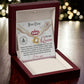 Post Card To My Queen - Love Knot Necklace For Soulmate For Christmas