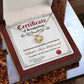 Certificate Of Recognition - Love Knot Necklace For World's Best Bridesmaid