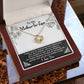 Doubly Blessed - Love Knot Necklace For Mother-In-Law