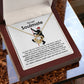 On Santa's Naughty List - Love Knot Necklace For Soulmate For Christmas
