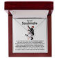 On Santa's Naughty List - Love Knot Necklace For Soulmate For Christmas