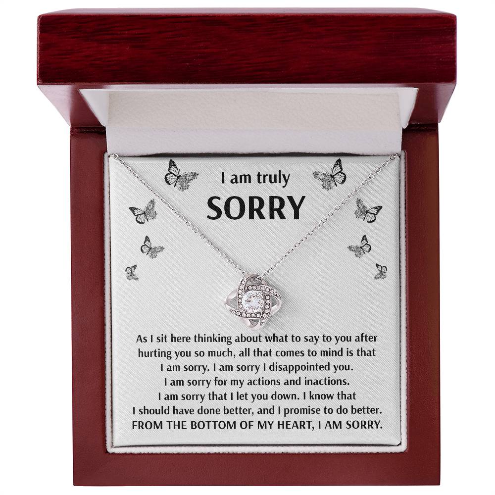 Should Have Done Better - Love Knot Apology Necklace