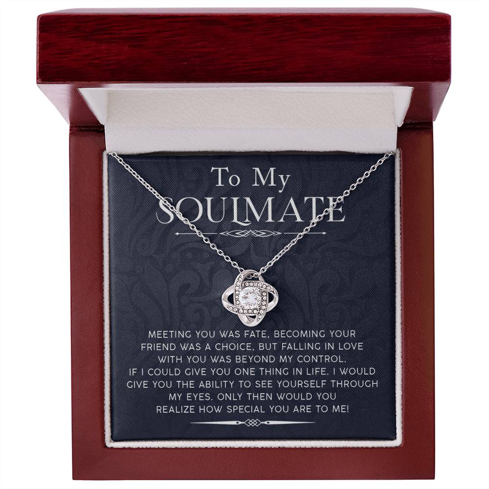 How Special You Are To Me - Love Knot Necklace For Soulmate