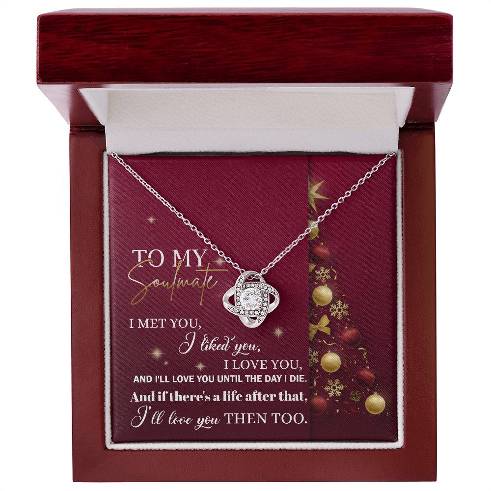 I'll Love You Then Too - Love Knot Necklace For Soulmate For Christmas