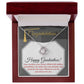 The World Is Your Oyster - Love Knot Necklace For Graduate At Graduation