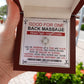 Back Massage Coupon - Love Knot Necklace For Wife