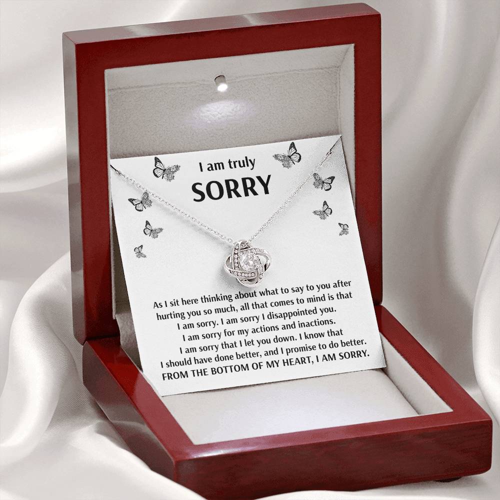 Should Have Done Better - Love Knot Apology Necklace