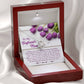 For Loving Me As Your Own - Love Knot Necklace For Boyfriend's Mom