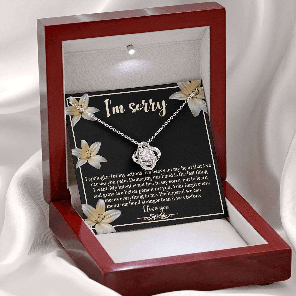 The Last Thing - Love Knot Apology Necklace