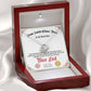 Official Nice List - Love Knot Necklace For Her For Christmas