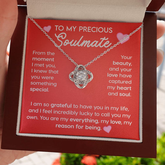 My Precious Soulmate - Love Knot Necklace For Soulmate