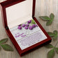 For Loving Me As Your Own - Love Knot Necklace For Boyfriend's Mom