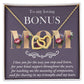 Throughout The Years - Interlocking Hearts Necklace For Bonus Mom
