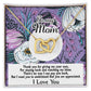 You Are Appreciated - Interlocking Hearts Necklace For Mom