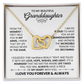 Love & Light Interlocking Hearts Necklace For Granddaughter