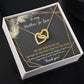 The Generous Things You Do - Interlocking Hearts Necklace For Mother-In-Law