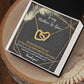 The Generous Things You Do - Interlocking Hearts Necklace For Mother-In-Law