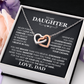 Unconditional Love Interlocking Hearts Necklace – A Timeless Gift of Love from Dad