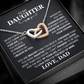 Unconditional Love Interlocking Hearts Necklace – A Timeless Gift of Love from Dad